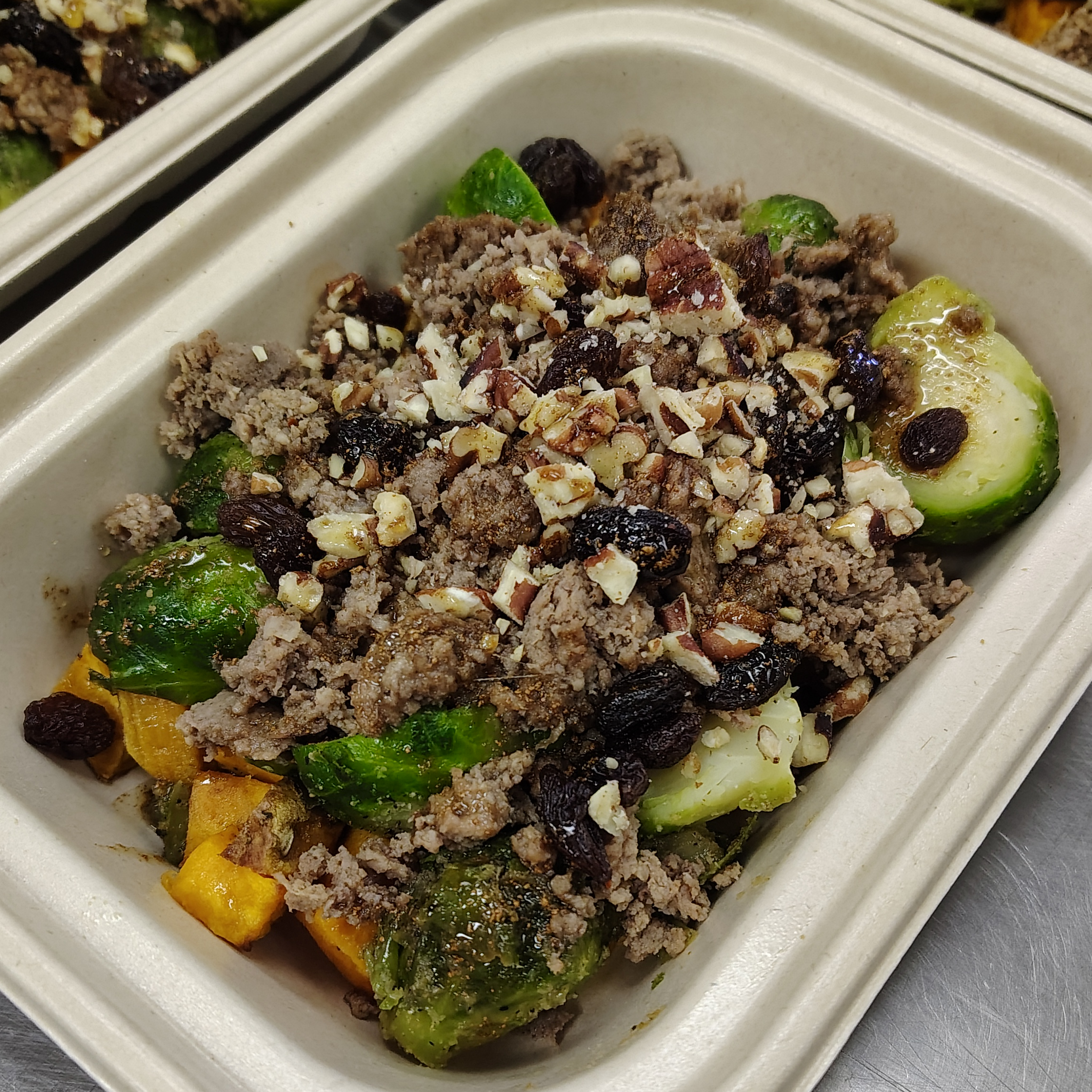 Turkey Sweet Potato Hash (Vegan Option available)